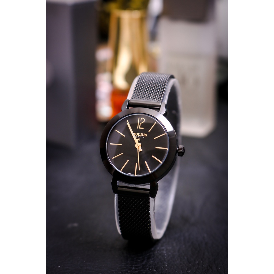 Đồng hồ nữ Julius Ja-732K (Full Đen)