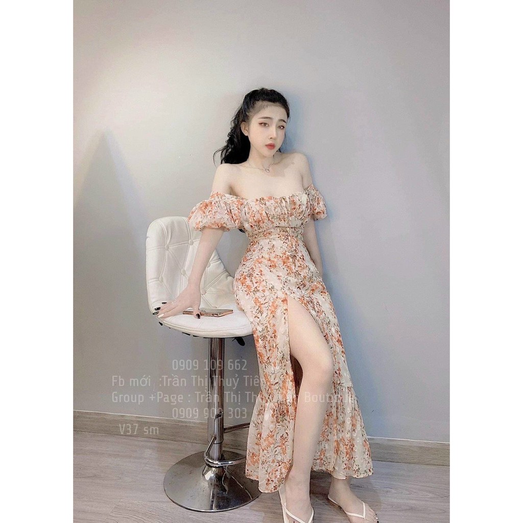 Set đồ nữ cá tính, set váy hoa liền thân đi chơi sang chảnh mùa hè đẹp 8A00168 | BigBuy360 - bigbuy360.vn