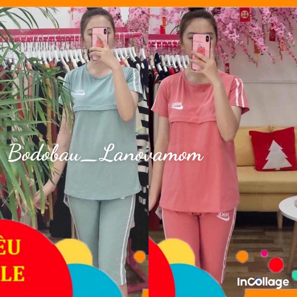 Bộ đồ bầu và sau sinh LỬNG THUN COTTON kiểu dáng thể thao trẻ trung năng động BL851