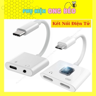 Jack chia cổng, giắc chuyển đổi chân Type C, kết nối điện tử dùng được cho các loại điện thoại - phukien_ongbeo