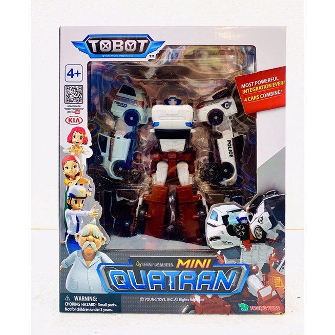 Đồ chơi robot biến hình chính hãng young toys-QUATRAN