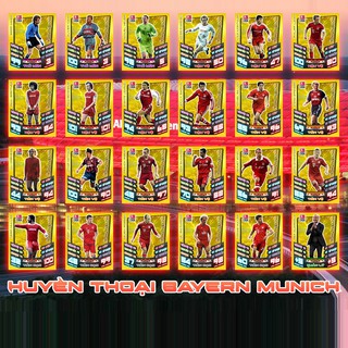 [THẺ IN] Trọn bộ 24 thẻ cầu thủ bóng đá Huyền thoại câu lạc bộ Bayern Munich kích thước thẻ Poca