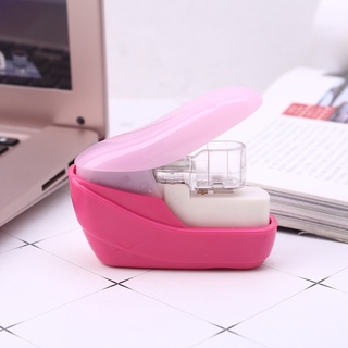 De No for Staples Nail Free Stapler Mini Paper Book Binding Stapling Machine Staple