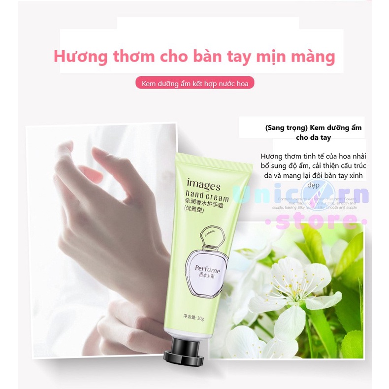 Kem Dưỡng Da Tay Images Hương Nước Hoa Cao Cấp Chống Khô 30g