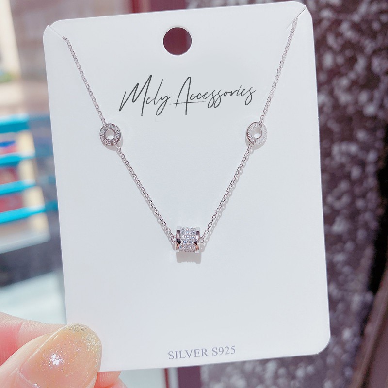 Dây chuyền vòng cổ cao cấp đính đá sợi mảnh tinh tế - Mely 1503