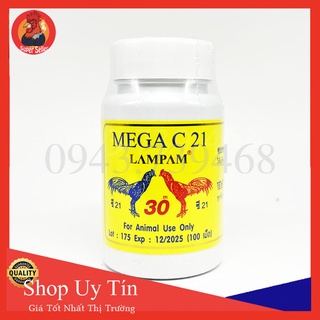 Mega C21 Dinh Dưỡng Nuôi Gà Cao Cấp Hộp 100 Viên Nhập Thái Lan