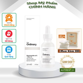 The Ordinary Niacinamide 10% + Zinc 1% - Serum The Ordinary kiềm dầu, giảm mụn 30ml