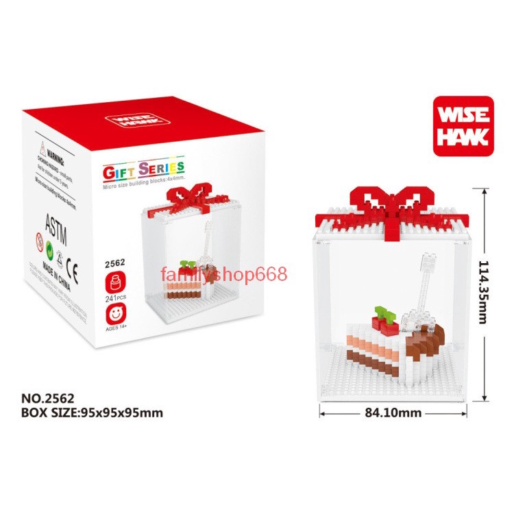 Xếp hình lego bánh kem sinh nhật  thỏ vịt donal gấu đồ chơi lắp ráp nanoblocks cho bé trai bé gái