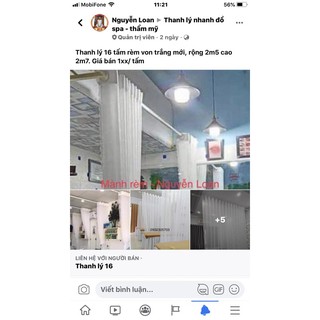 rèm voan trắng đẹp giá 1m cao 2m7