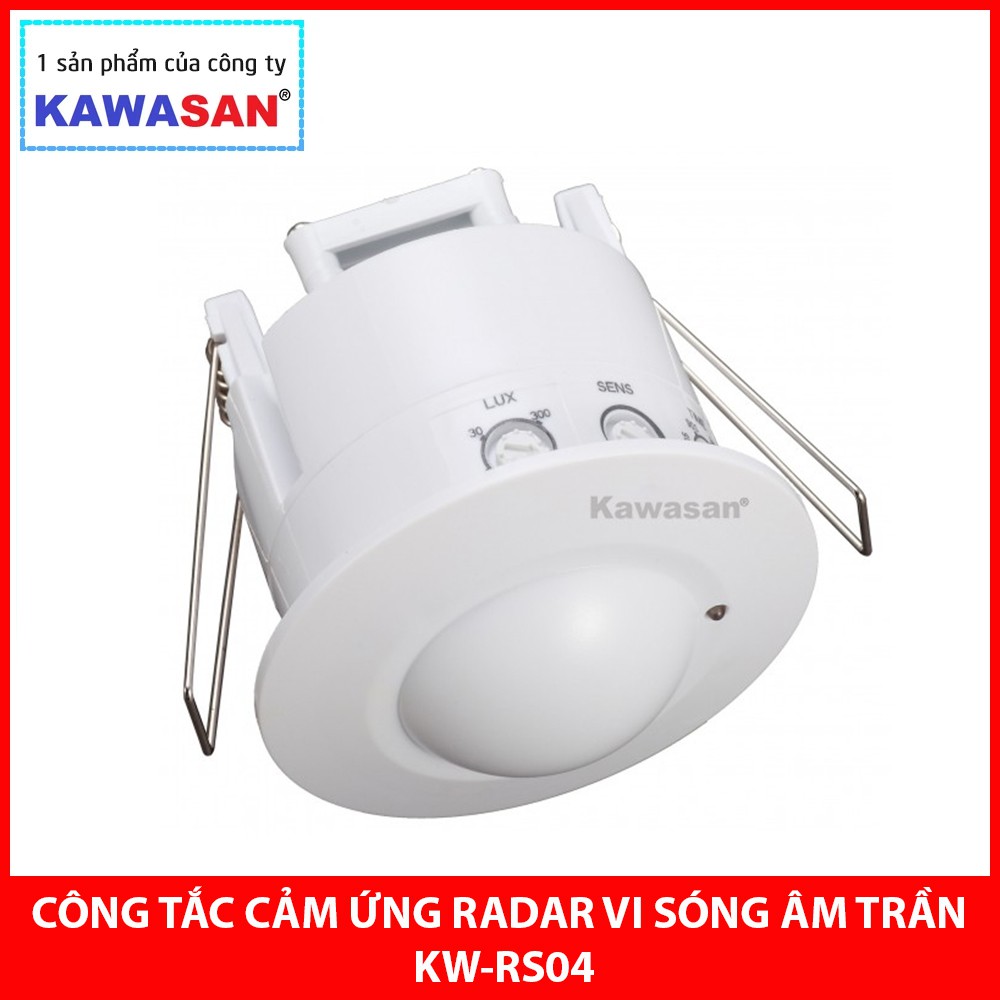 Công Tắc Cảm Ứng Radar Vi Sóng Âm Trần KW-RS04