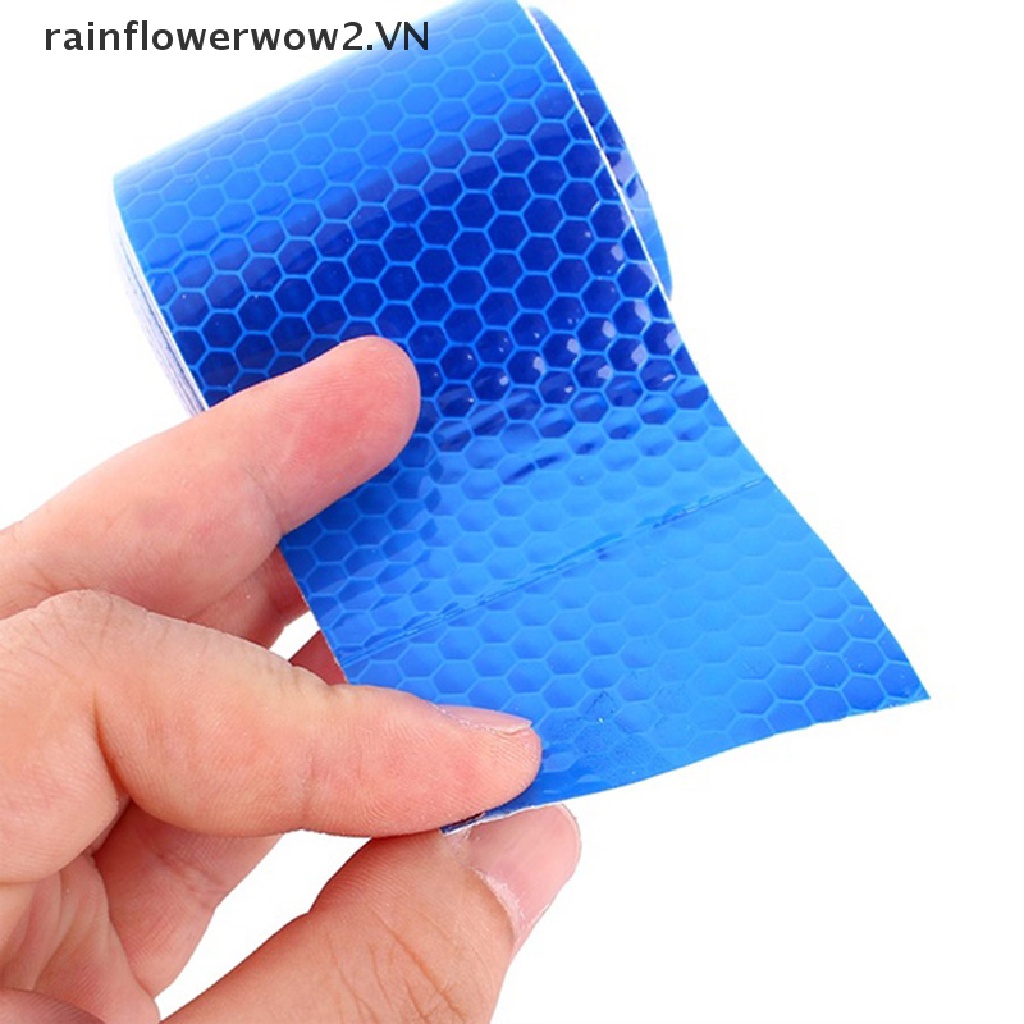 Cuộn Băng Keo Phản Quang Tự Dính 1m * 5cm Cảnh Báo An Toàn Cho Xe Hơi / Xe Tải