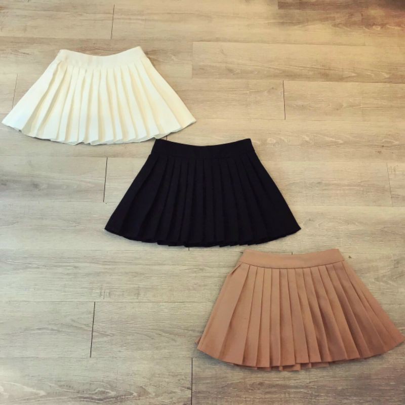 Chân váy ngắn dập ly xinh xắn ( kèm hình và video thật 100%)