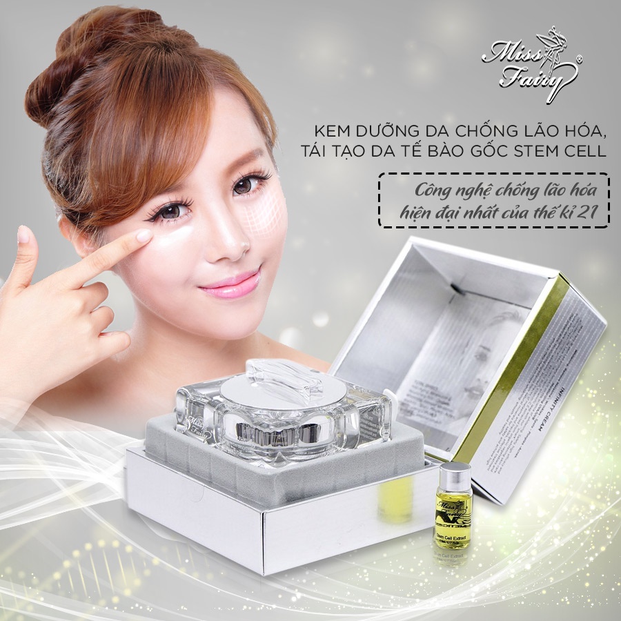 KEM MISSFAIRY TẾ BÀO GỐC DƯỠNG ĐẸP DA TẾ BÀO GỐC - STEM CELL ( CHỐNG NHĂN CHỐNG LÃO HÓA, TÁI TẠO TẾ BÀO MÔ DA)