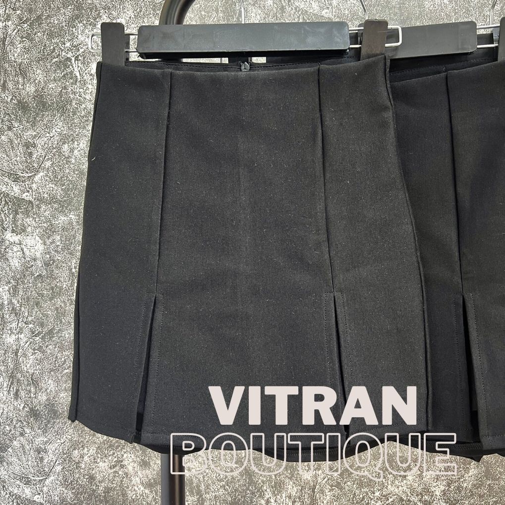 QUẦN GIẢ VÁY XẺ TÀ, QUẦN VÁY ĐEN