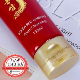 Sữa rửa mặt Sâm Đỏ Korea Red Ginseng Foam Cleansing 130ml