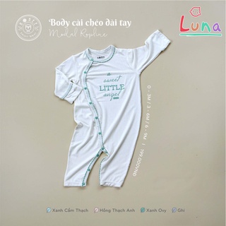 Bộ Body Dài Tay HRNEE Body dài bao tay lật vải modal Bộ Siêu Tập 2022 chất mát lạnh