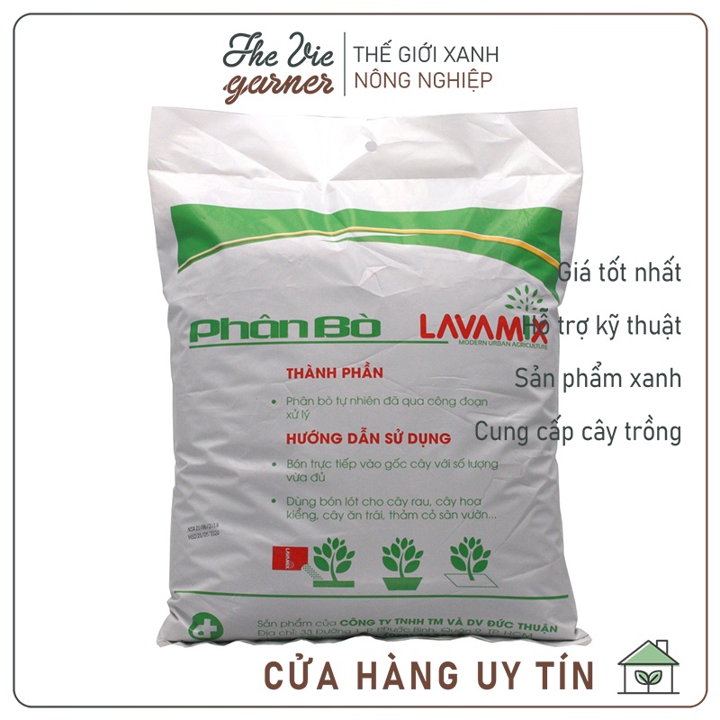 Phân bò LAVAMIX đã qua xử lí, giàu chất dinh dưỡng tự nhiên - 3dm3