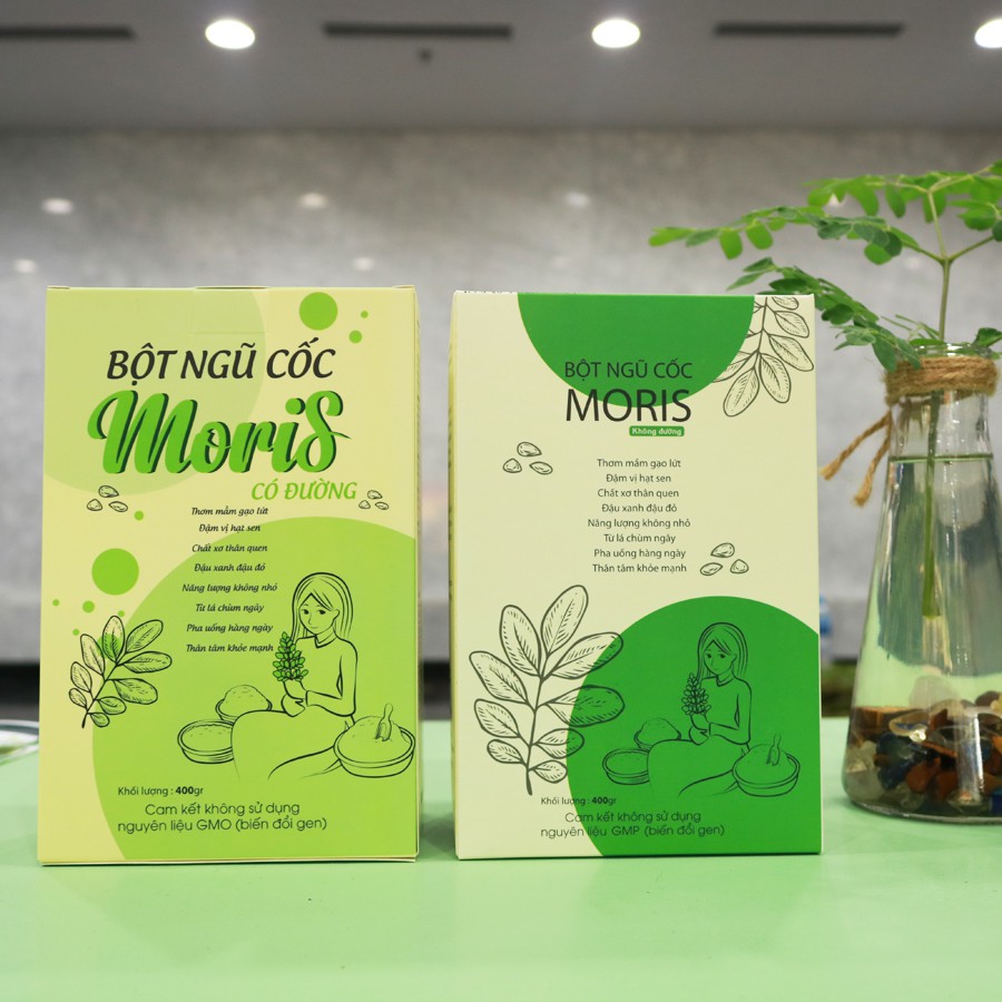 Combo 2 Bột Ngũ Cốc Chùm Ngây Moris