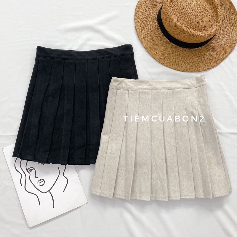 Chân váy xếp ly chất dạ dày dặn | BigBuy360 - bigbuy360.vn