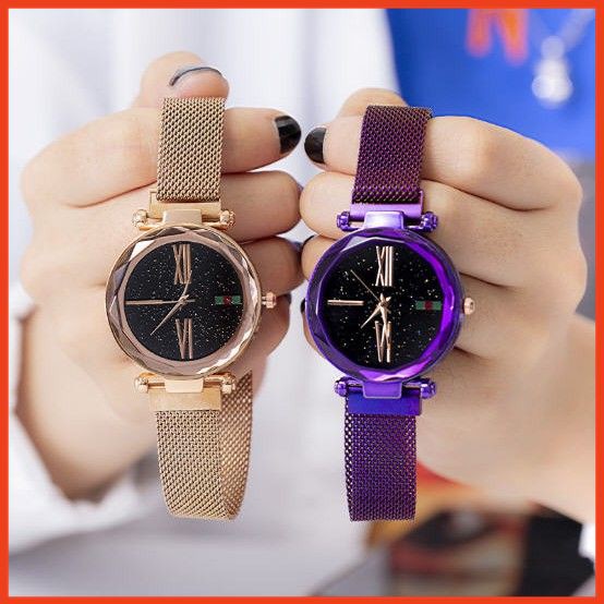 Đồng hồ nữ DIMINI dây nam châm thương hiệu Hàn Quốc siêu hot 2018