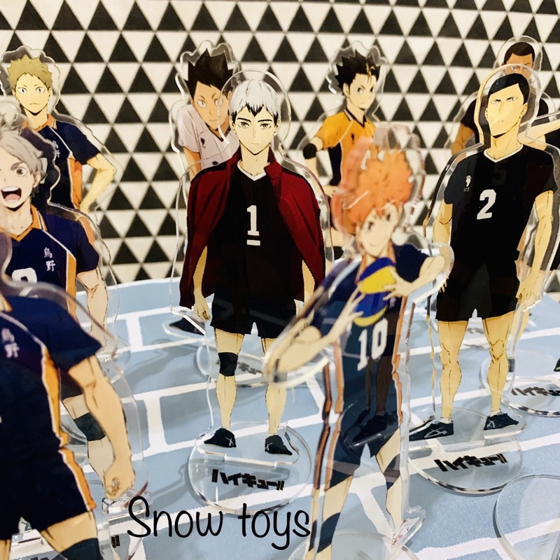 Mô Hình Standee acrylic anime Haikyuu - mô hình nhân vật Vua bóng chuyền haikyu