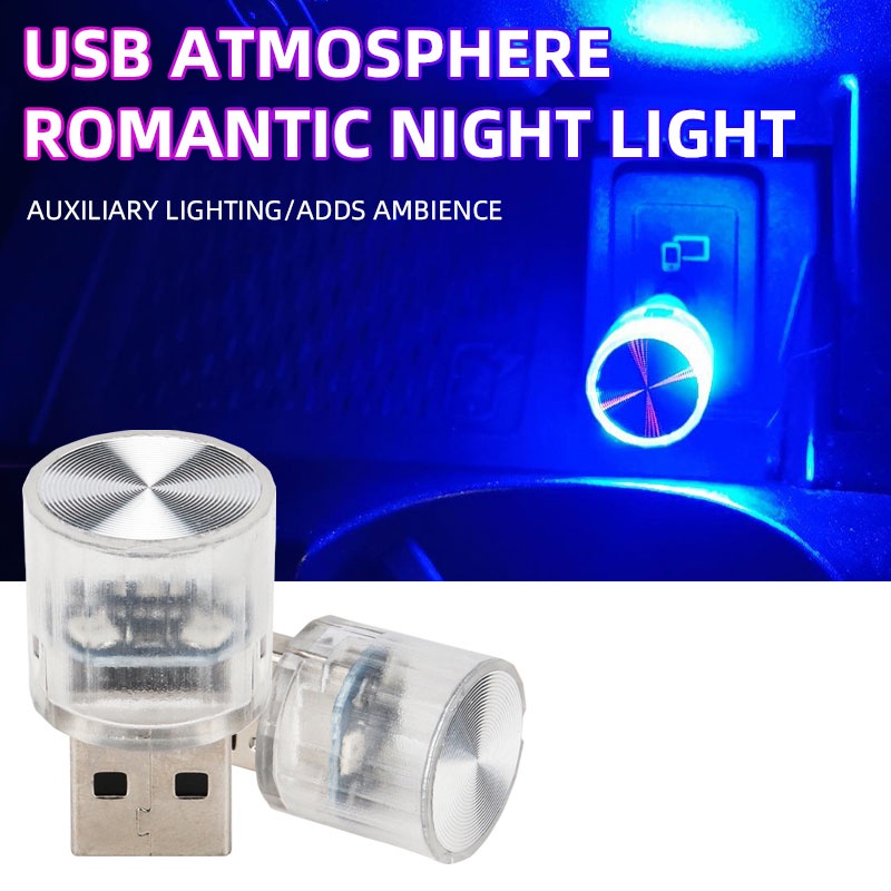 Đèn LED LYMOYO mini hỗ trợ USB trang trí xe hơi chuyên dụng
