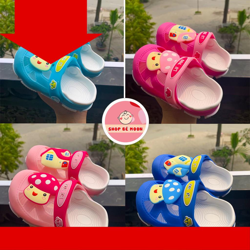 Dép Bịt Đầu Thoáng Khi Nhà Của Nấm Siêu CuTe,Siêu Nhẹ,Siêu Bền, Siêu Mềm,Siêu Êm Cho Bé Yêu