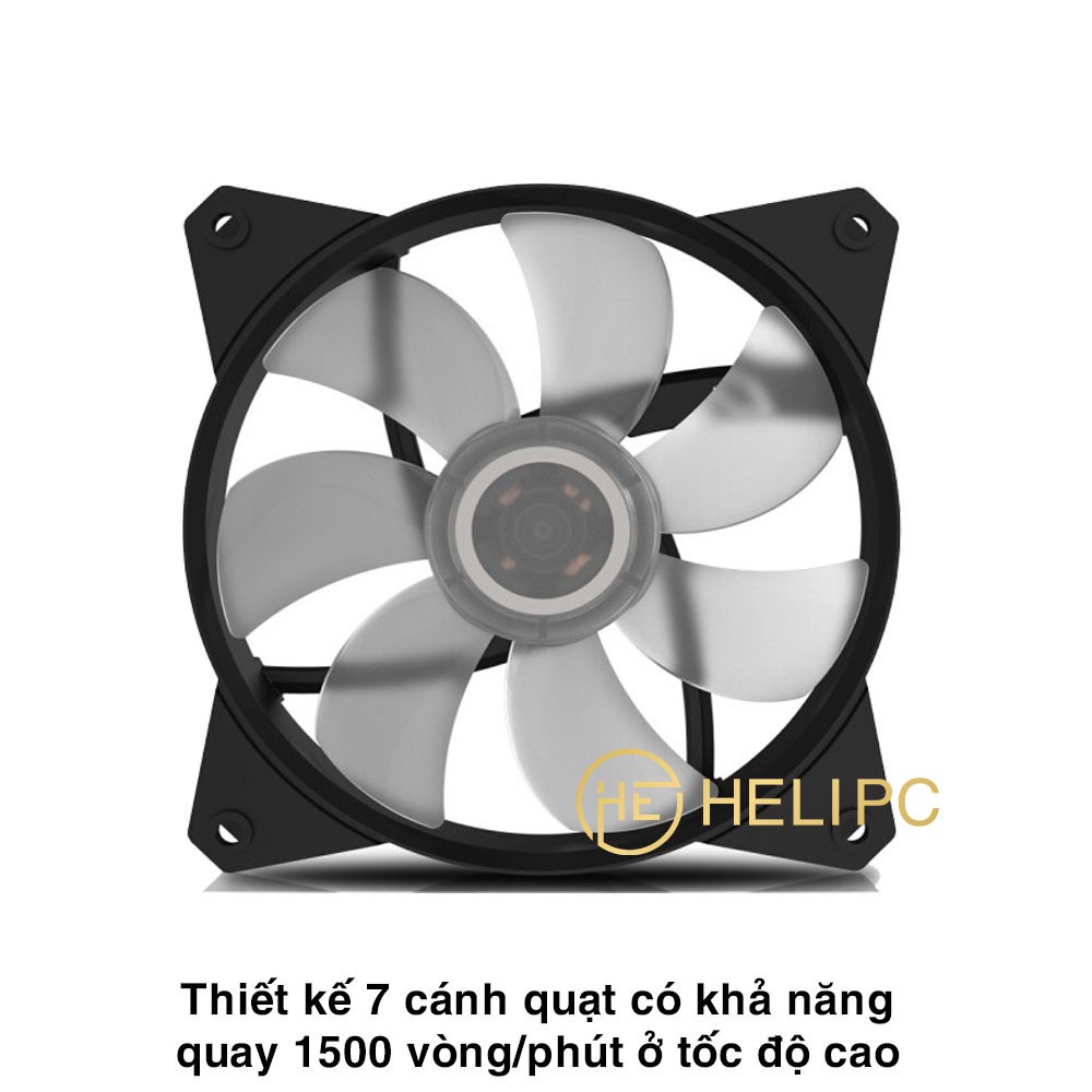 Quạt tản nhiệt case máy tính Cooler Master MasterFan MF140R ARGB - Quạt Fan Case 14cm