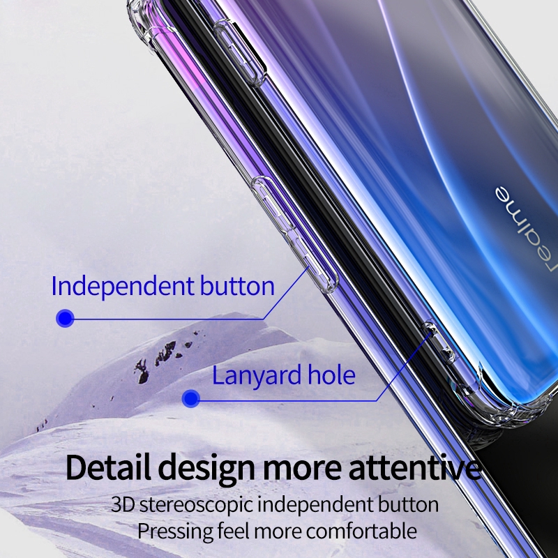 Shockproof transparent TPU phone case for Realme5 Pro Realme 5 3 2 Pro C1 C2 | BigBuy360 - bigbuy360.vn