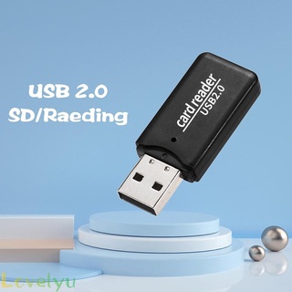 【LOVELYU】Mini Portable /USB 2.0 High Speed Micro SD TF /T-Flash Memory Card Reader Adapter/【Good Quality】