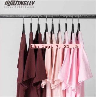 ( Sẵn ) Áo Cộc Tay Nelly Heybig Trơn