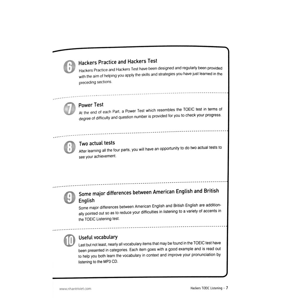 Sách-Hackers TOEIC Listening (Kèm CD)