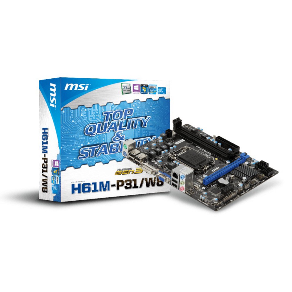 FREESHIP Main H61 + CPU i3 3220 sử dụng cực mượt bảo hành 3 tháng lỗi 1 đổi 1