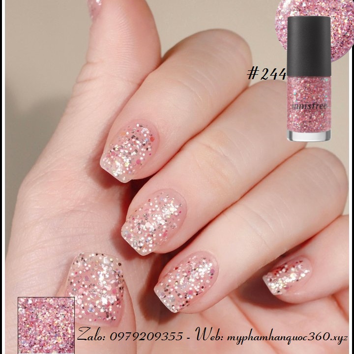 Sơn Móng Tay Innisfree Real Color Nail Highteen Mood Edition Màu số 244