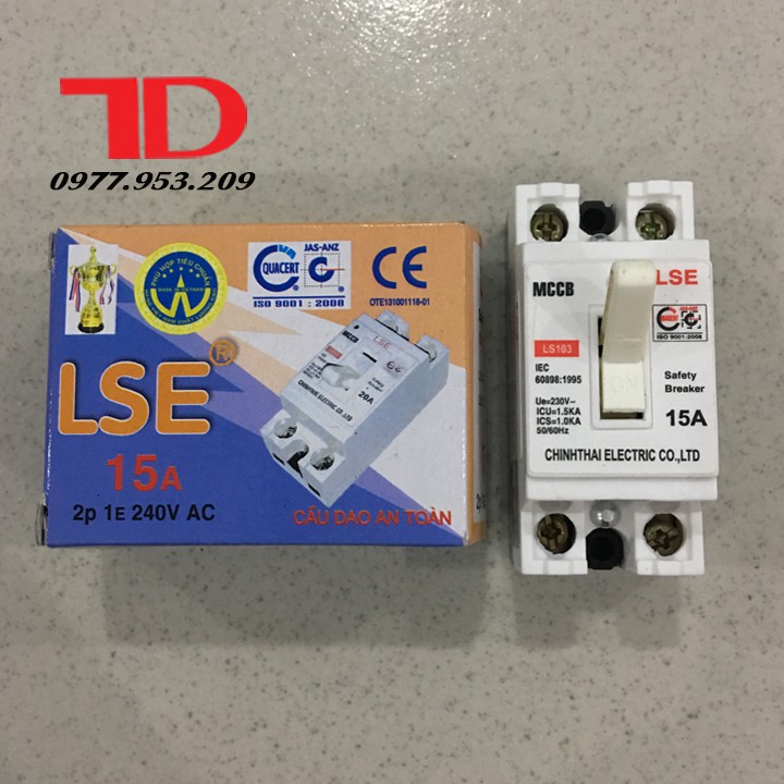Cầu dao an toàn LSE 15A, CB tự động