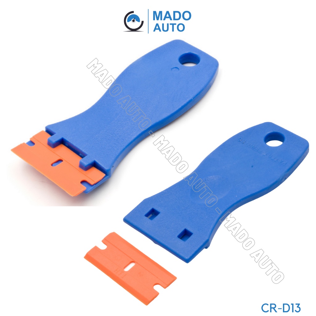 Dụng cụ đẩy keo dán Film cách nhiệt cũ kính xe ô tô, lưỡi nhựa MADO AUTO CR-D13