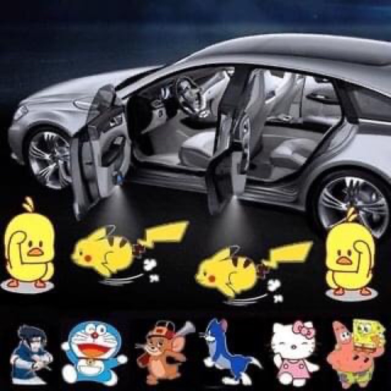 Đèn laser gắn gầm xe máy với nhiều hình động cute ngộ nghĩnhđầy đủ các hình Pikachu /Duck /Tom/ Jerry /Con Vịt