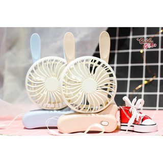Quạt tích điện mini để bàn cầm tay