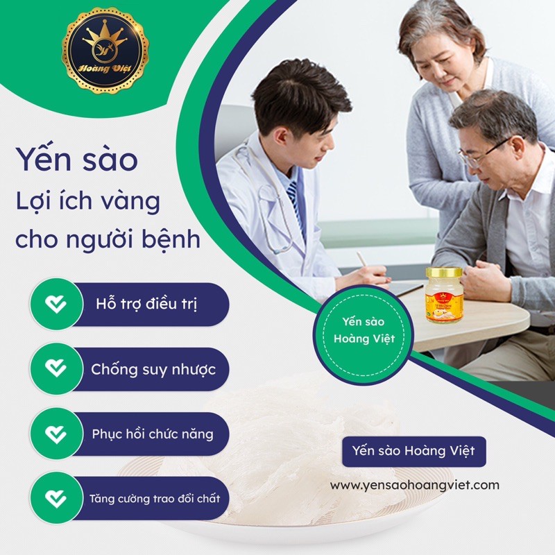 [30% yến tươi] Yến sào Hoàng Việt đường phèn