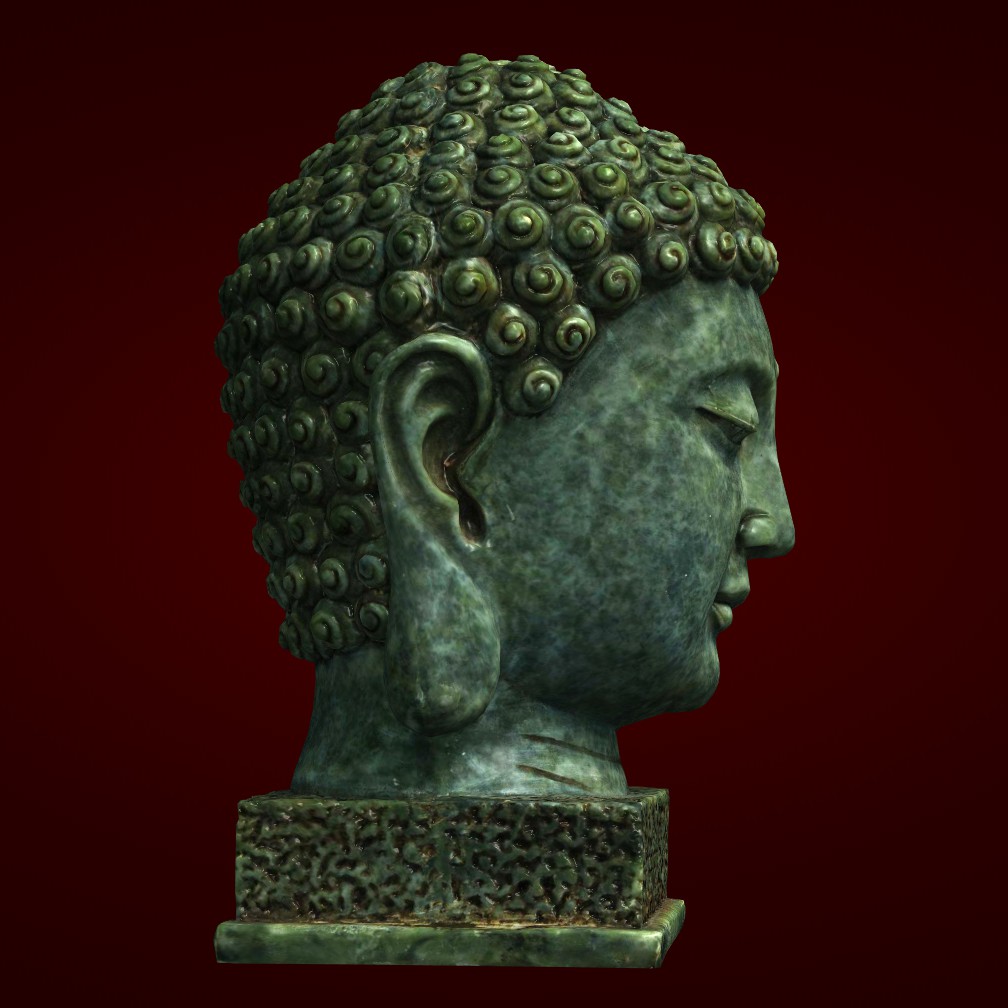 Tượng Phật Thich Ca - Xưởng E3D - Decor phòng khách - Trang trí hồ cá - PH 007