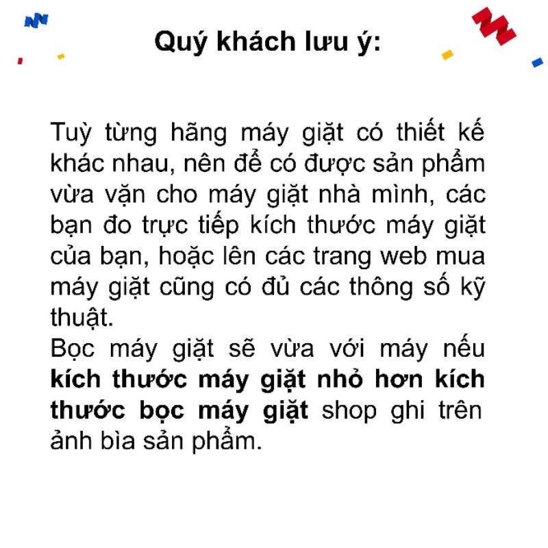 Vỏ bọc máy giặt siêu dày cửa đứng size 7 đến 10kg 60x65x90 cm bền đẹp