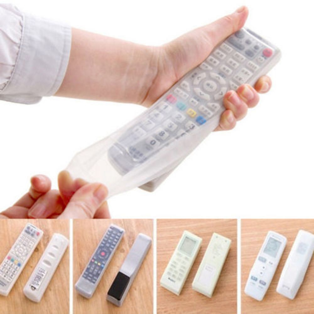 Vỏ bọc điều khiển từ xa TV/ điều hòa bằng silicon màu trong mờ tiện dụng