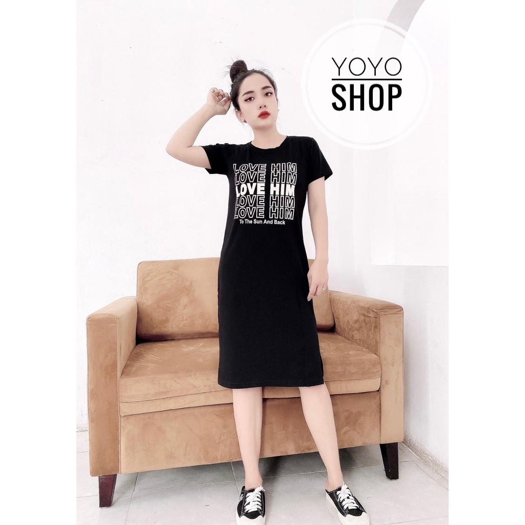 Đầm Dáng Suông Nữ Thun Thái Cao Cấp Cho Nữ Dưới 60kg | BigBuy360 - bigbuy360.vn