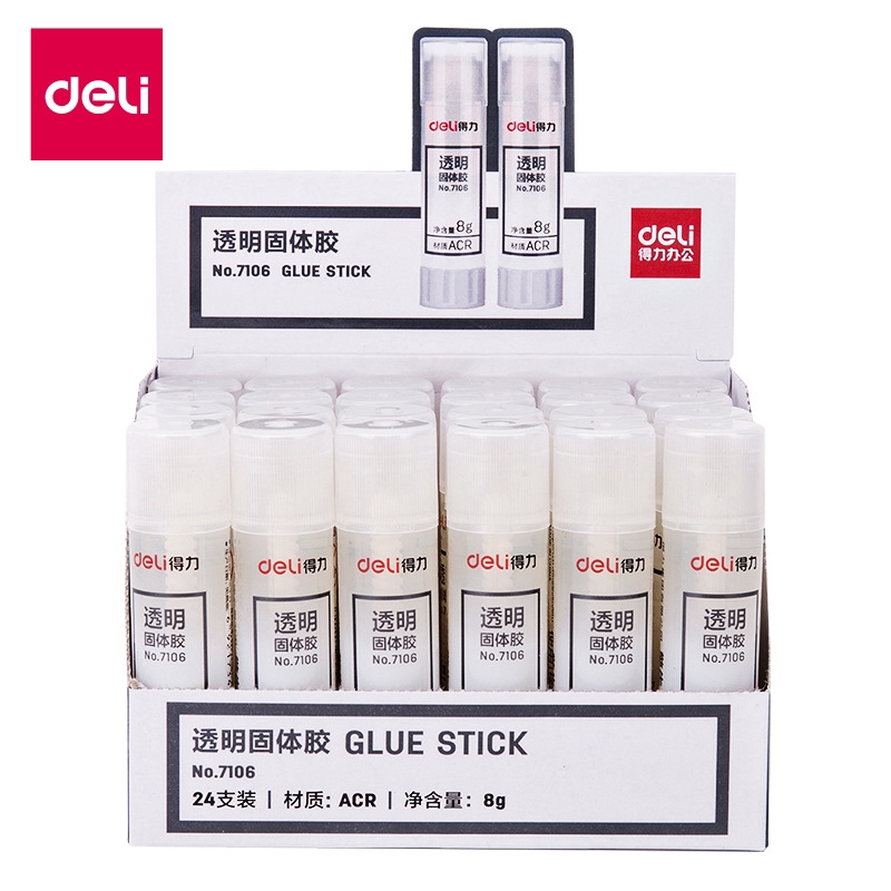 Keo Dán Deli Trong Suốt Tiện Lợi Cho Học Sinh