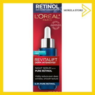 Serum dưỡng da chống lão hóa 0.3% Retinol tinh khiết L'Oreal Paris Revitalift Derm Intensives Night Serum 0.3% Retinol