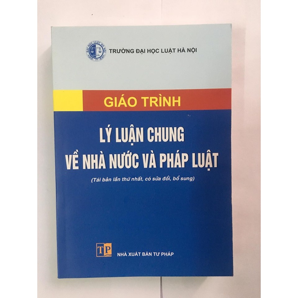 Sách - Giáo Trình Lý Luận Về Nhà Nước Và Pháp Luật | BigBuy360 - bigbuy360.vn