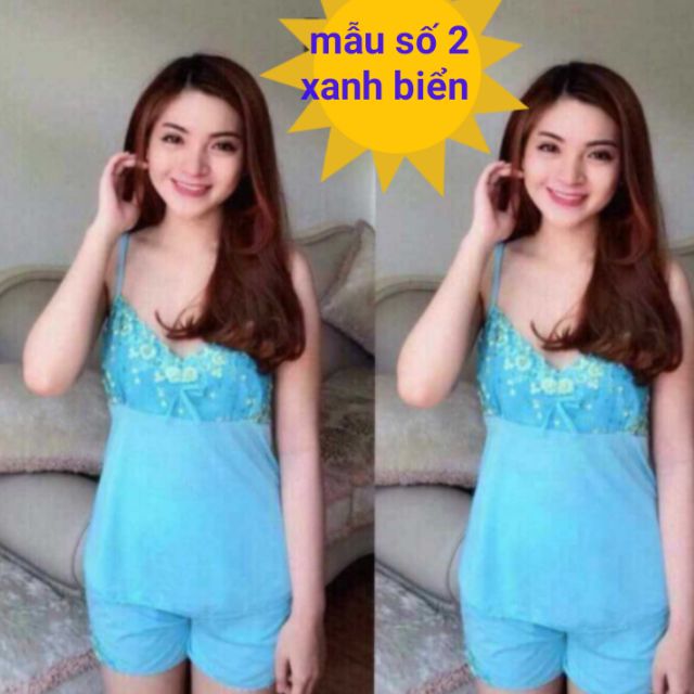 Đồ bộ ngủ thun lạnh Size1( từ 40 - 47kg) | BigBuy360 - bigbuy360.vn