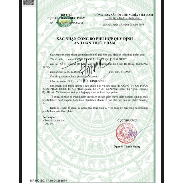 Bổ huyết điều kinh Ginic Bổ huyết, dưỡng âm, điều hòa kinh nguyệt, lưu thông khí huyết