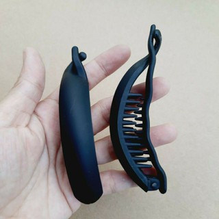 Combo 4 cái Kẹp tóc ngang trơn màu đen (cở to/cở nhỏ)