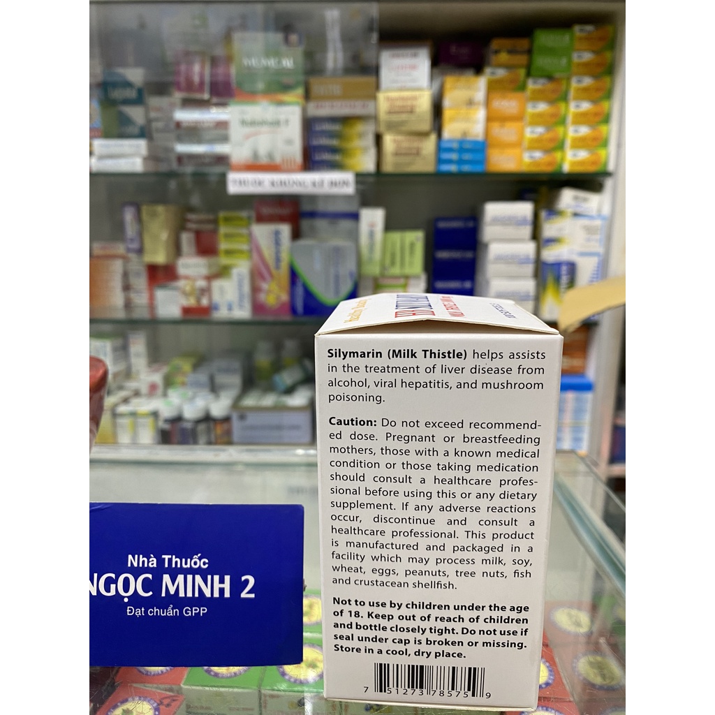 ✅ [Chính Hãng] HB Silymarin Milk Thistle 1000mg viên uống bổ gan.